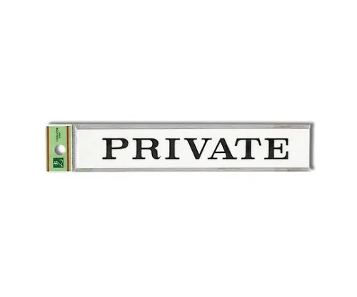 61-7412-18　PRIVATE 180公厘x 30公厘x 2公厘　UP318-8