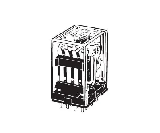 63-3098-35　印刷电路板端子微型电源继电器DC24V　MY2-02-DC24V