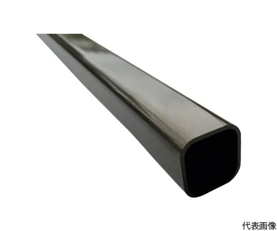 64-5003-84　［Discontinued］Aluminum Square Pipe with Angle R5 19 x 19 x 1.2 Bronze 3.65 m　FB103BS