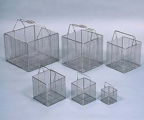 61-3521-15　SS100方形清洁篮100 x 100 x 100 (高)　SS100