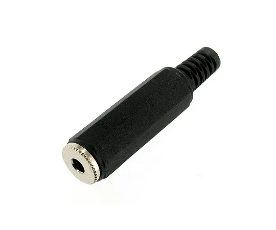 63-3100-04　3.5 phi mono Jack black 4.2 phi wire with cable guard　WTN04F1086M