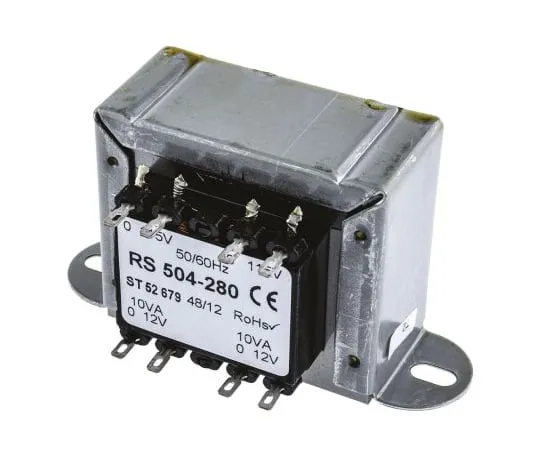 63-4636-47　RS PRO20VA2输出机箱安装变压器，12V交流电压　504-280