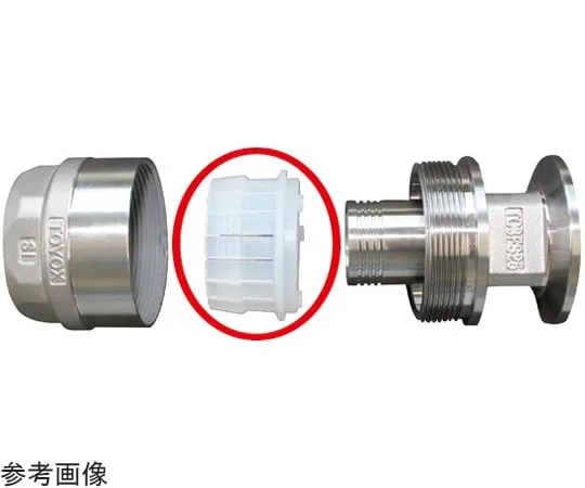 65-0842-63　［已停用］适用软管接头TC3-FS模型更换套筒东洋9mm　TC3-FS9-S