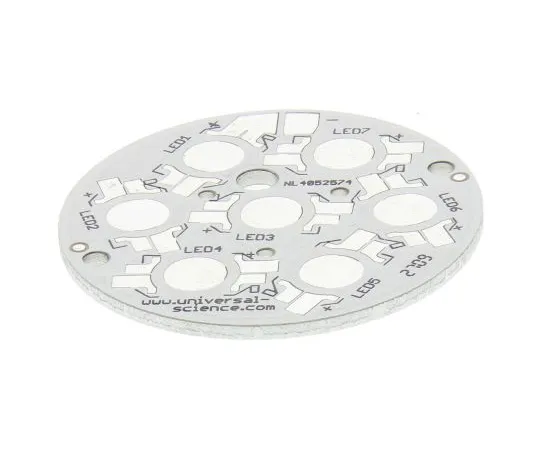 63-4927-09　［已停用］174、用于Luxeon I LED、Luxeon III LED、Luxeon K2 LED的7芯MCPCB LED原型板　174