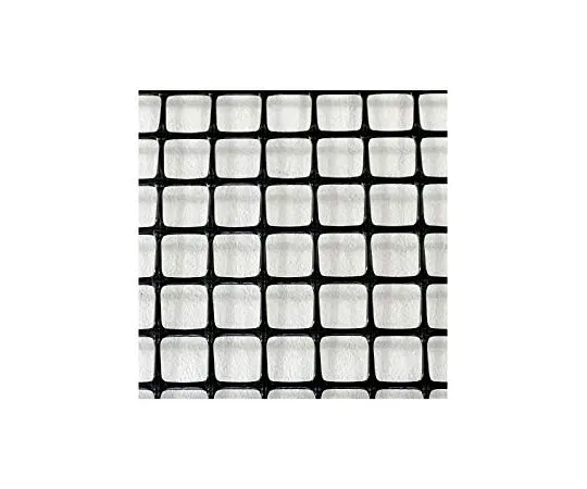 64-4313-68　Trical Net Industrial PP MS -1 Black Pitch 25 mm x 25 mm Width 1 m x Length 1 m