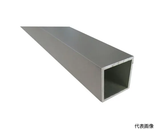64-5010-71　［Discontinued］Aluminum Mold Square Pipe 25 x 25 x 2.0 Silver 1 m　FM177S