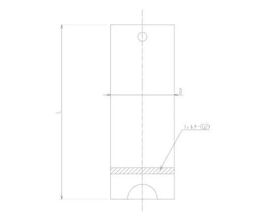 62-2116-45　用于抽取器的圆柱形玻璃过滤器　4030-150