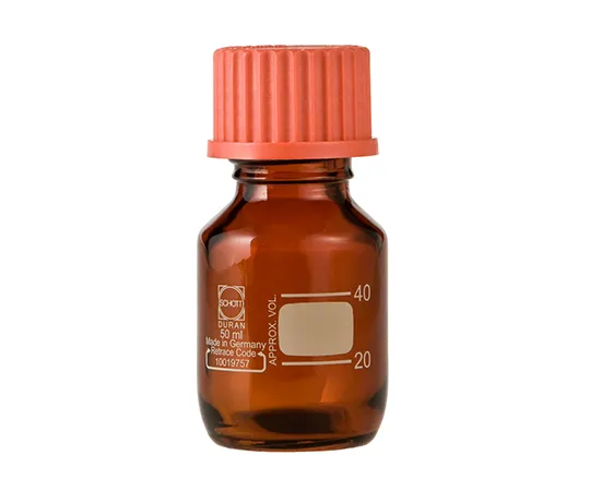 61-4411-65　螺丝瓶盖 (中瓶) 琥珀，含Red Cap50mL　017210-501A