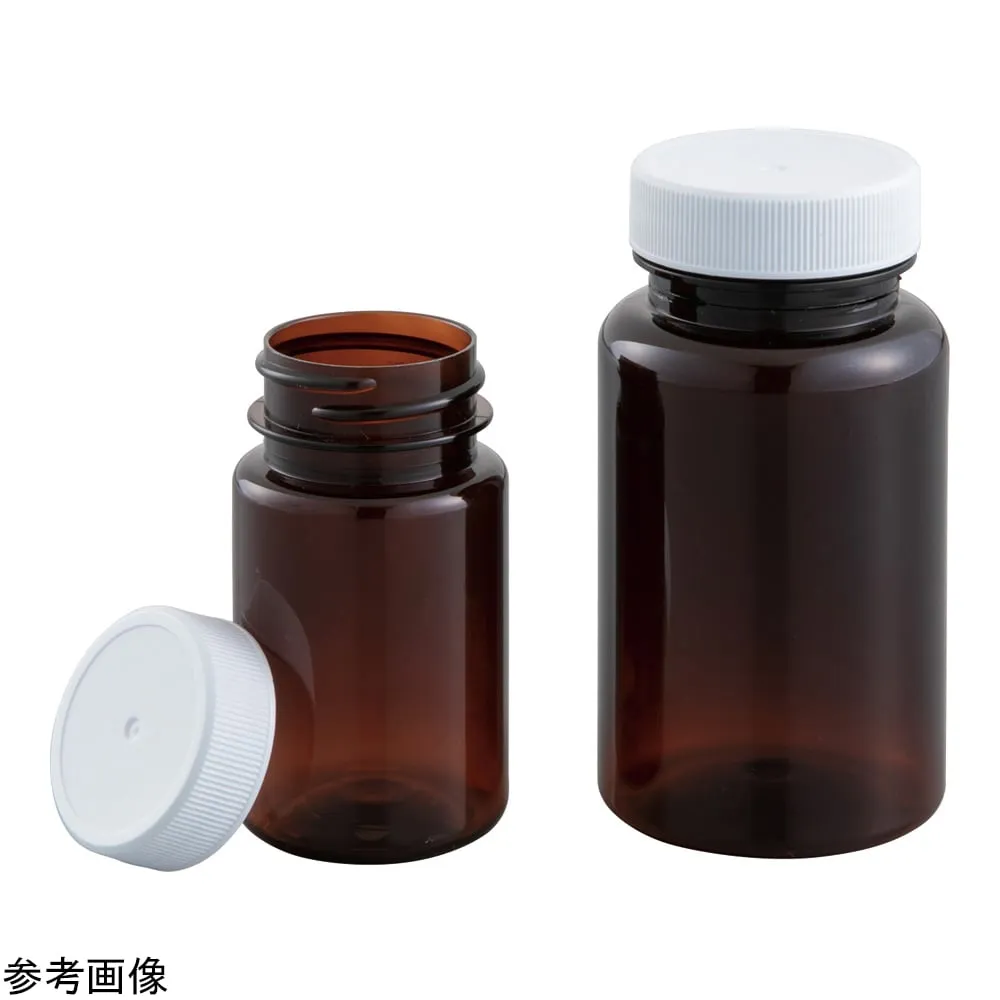 4-4492-02　Light Shielding PET Wide Mouth Bottle 120 mL　PLC-06592