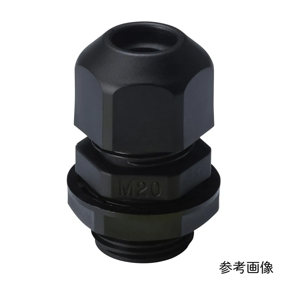 3-994-01　M螺丝缆锁 (RM型) 黑色1件　RM8L-2.5B