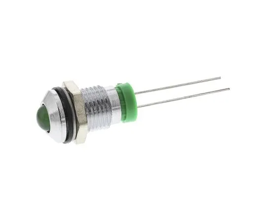 63-4585-60　RS PRO绿色指示器，2V直流，8毫米安装孔尺寸，铅针终止，IP67　205-555