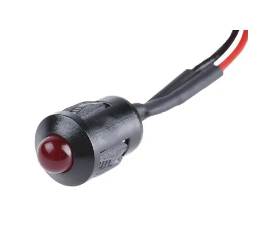 63-4585-07　RS PRO红色闪烁LED指示灯，24 V直流，8毫米安装孔尺寸，导线终止　203-903