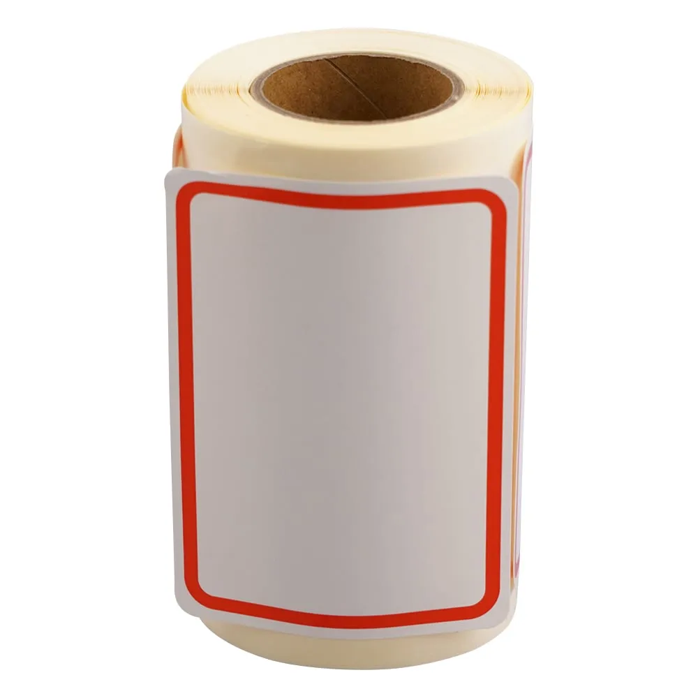 6-701-03　边框标签50 x 70 mm红色100个　RB-3