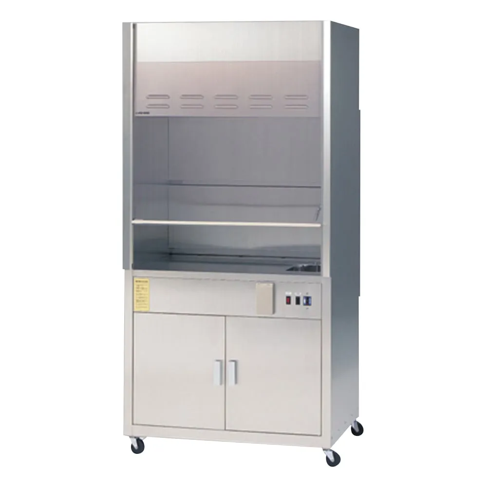 3-4048-31　Compact Draft 900 (Stainless Steel) with Plumbing and Draining, and Explosion-Proof Fan　CD9S-BB-L