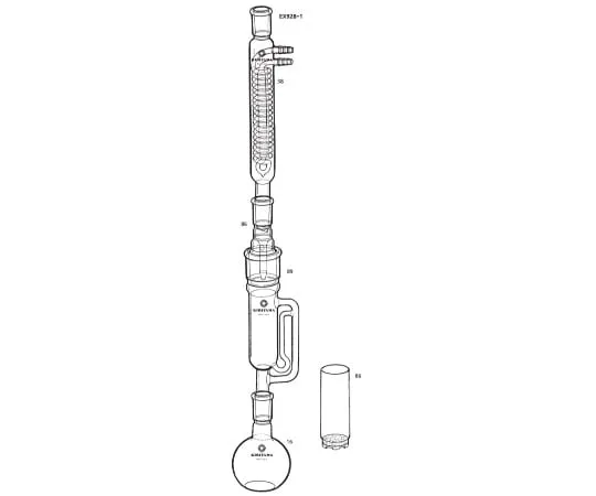 63-6524-50　浸提装置100mL (30 cm3)　EX92B-1-1