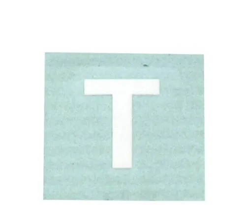 61-7397-61 字符印章T白色15毫米 CL15W-T