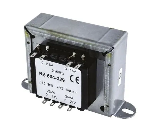 63-4636-50　RS PRO50VA2输出机箱安装变压器，24V交流　504-329