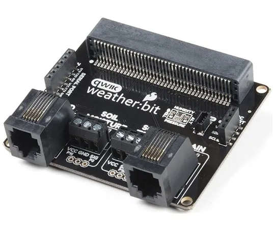 67-0422-94　SparkFun weather:bit - micro:bit Carrier Board (Qwiic)　DEV-15837