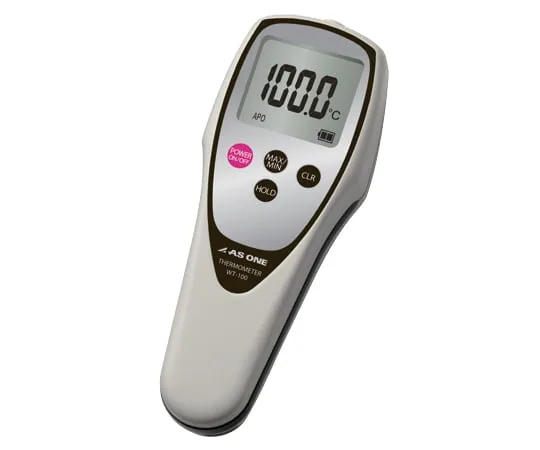 2-3799-01-20　带有校准证书的防水数字式温度计　WT-100