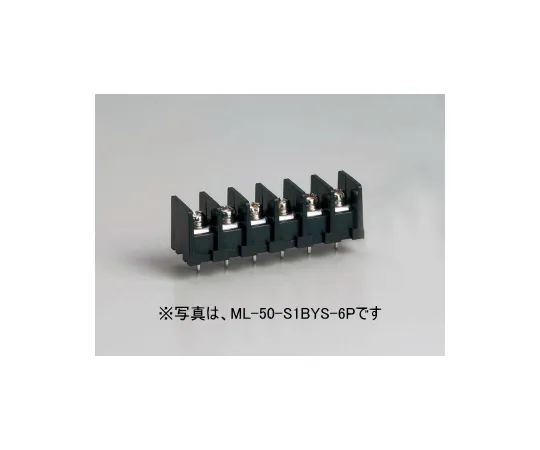 63-3129-61　Penetrating Terminal Block 2 poles 250 V -15 A semis Screws for printed circuit boards　ML-50-S1BYS-2P