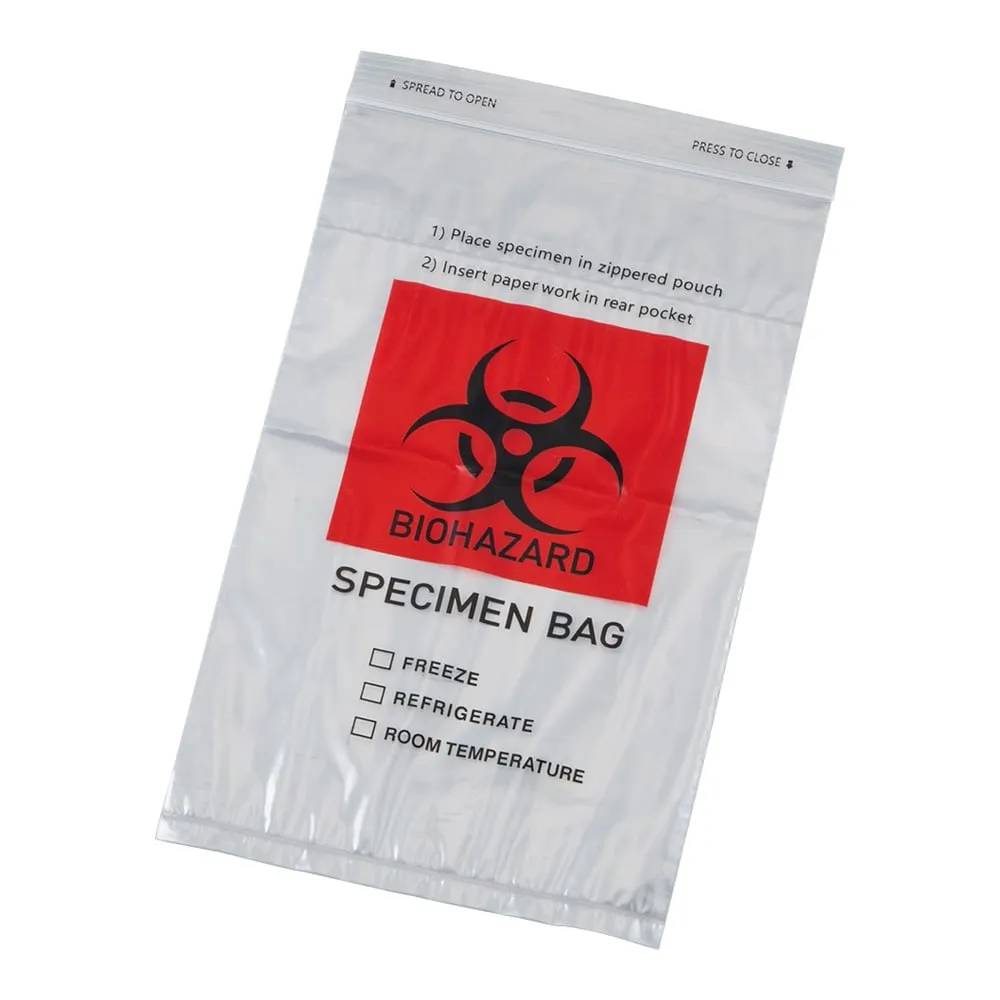 4-5741-01　Sample Bag (with Biohazard Mark) 150 x 250 mm 1 Bag (100 Sheets)　AYB1525