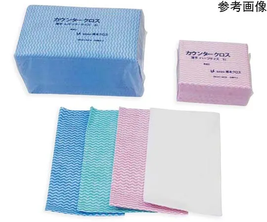 68-1972-82　Counter Cloth (Regular) Thick Green 60 Pieces x 9 Bags　2AG