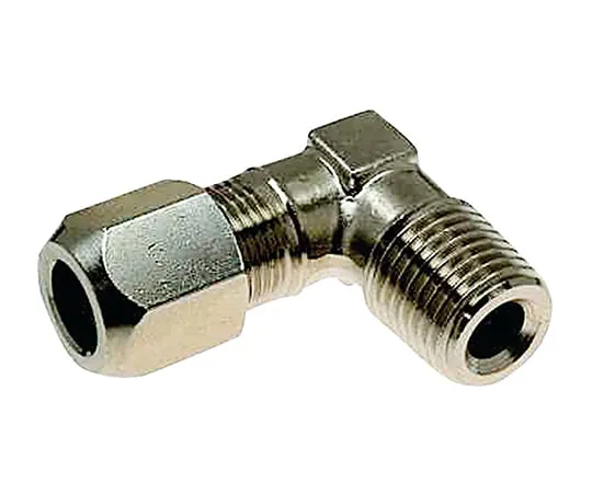 3-8892-01　黄铜环配件弯管接头φ6 mm R 1/8　IVL-LC-2101R-BS