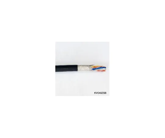 62-0826-99　机器人电缆KVC-43ZSB (带屏蔽) 80°C150V额定 (0.3平方外径11.5mm) 1米　KVC-43ZSB6P-0.3SQ