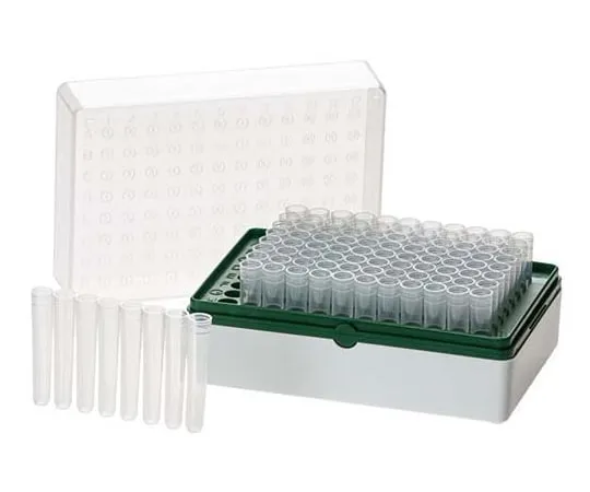 65-3847-53　BIOTUBE (TM) Rack, Green with 8 Tubes, 10 pcs　T100-3G