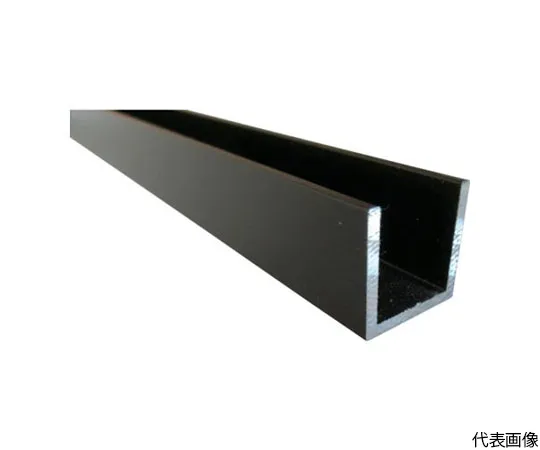 64-5013-03　Aluminum Channel 25x15x2.0 Black 1 m　HP500KS
