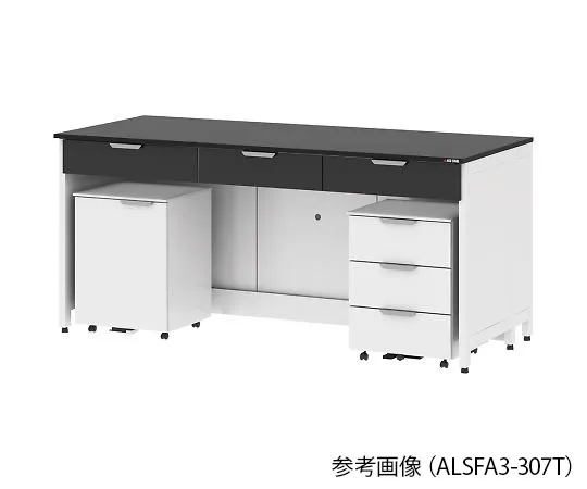 4-3395-01　Side Laboratory Table (Steel Type) with Cart Unit 1200 x 750 x 850 mm　ALSFA3-127T