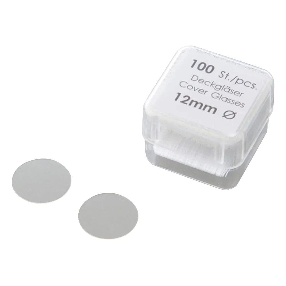 1-878-01　圆盖玻璃Φ12mm 100个x 10箱　01 115 20_PK10