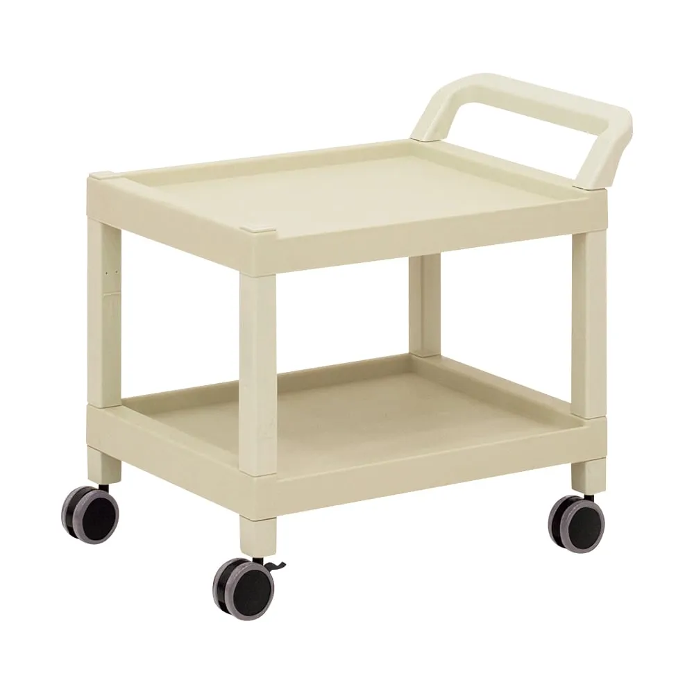 3-6498-01-71　φ75 mm Caster (Square Pole) Elastomer Made (Ivory)