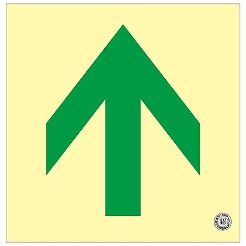 61-3397-43 中等亮度荧光型方向标记楼层↑楼层16 70016