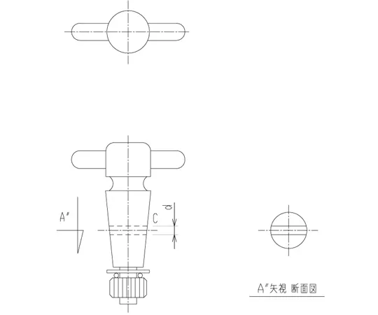 65-2347-57　PTFE双向阻断器闭合PTFE阻断器Φ2.5　2104-13