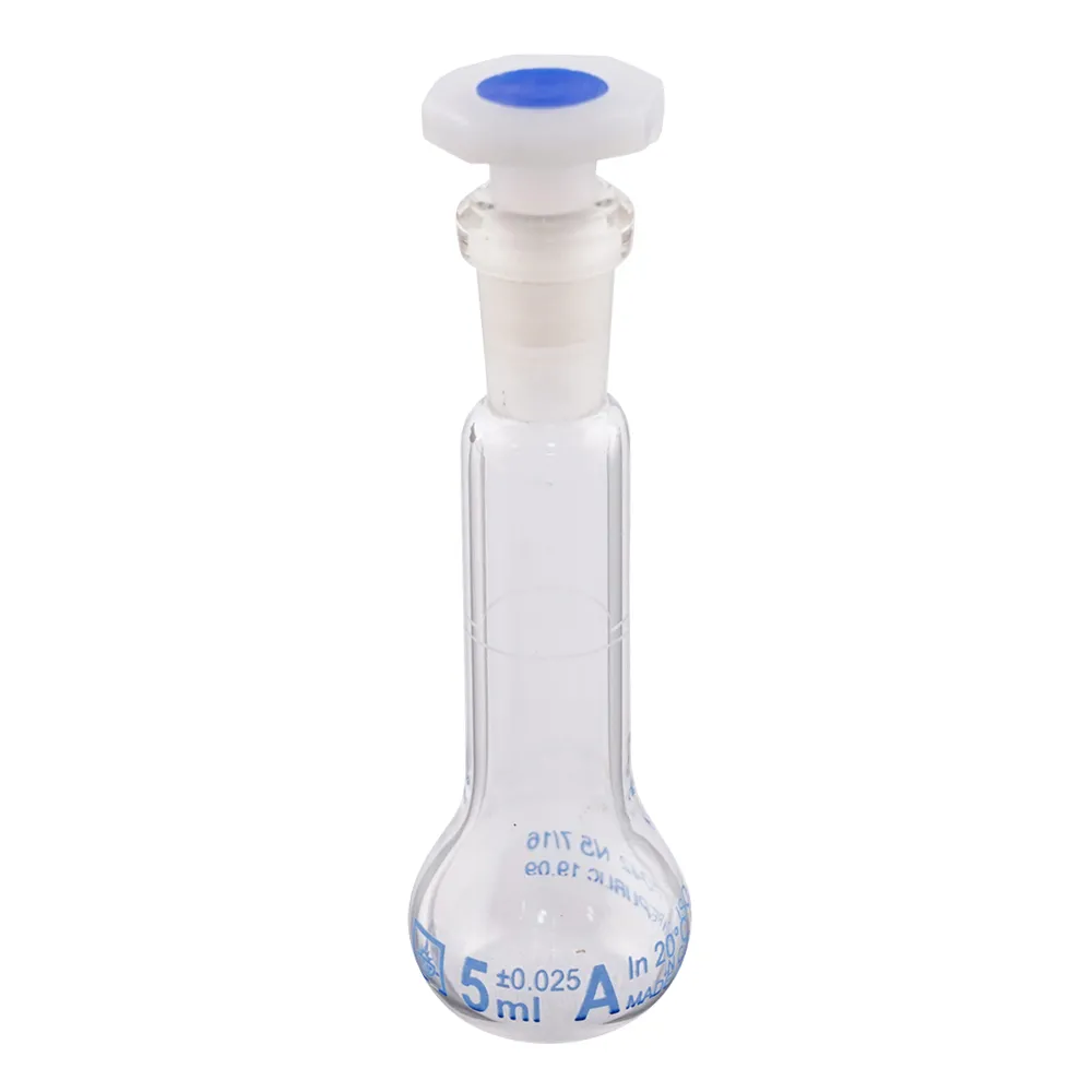 3-6958-01-57　Volumetric Flask with Resin Plug 5mL with Chinese Calibration Certificate　632 431 622 018