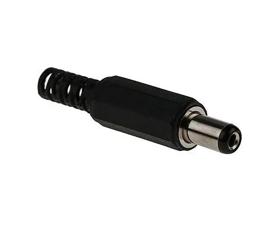 63-3000-01　RS PRO直流电源插头额定1 A, 12 V,电缆安装，长度44 mm,镍板　771-9186