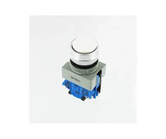 63-3162-99　平推按钮开关Φ22 (动量类型/1 a接触) 白　ABW110W