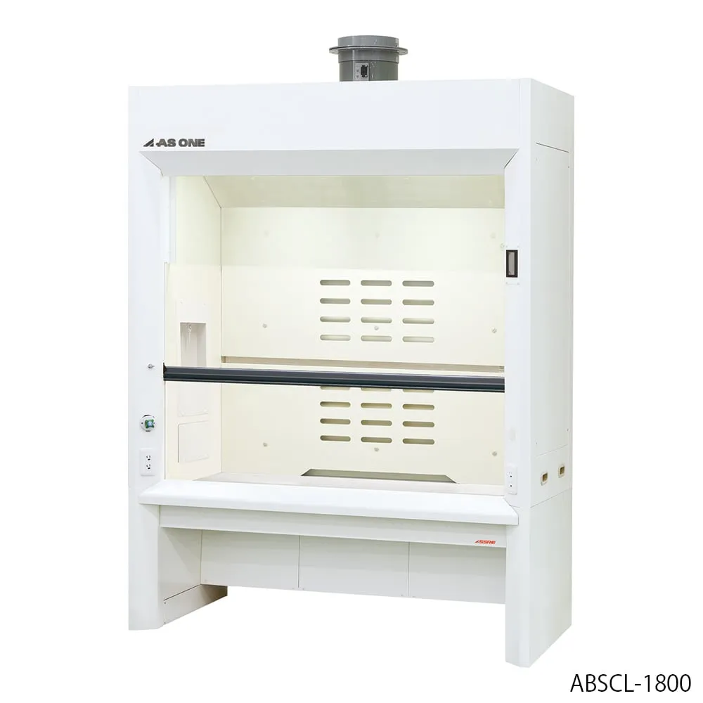 3-3917-21　Fume Hood (High Line/Low Work Surface Type) Deep 1200 x 980 x 2350 mm　ABDCL-1200