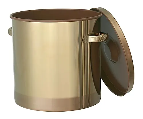 61-0745-92　PFA涂层不锈钢罐ST-C-24PFA 50μm (Brown) 10L　ST-C-24 PFA50um
