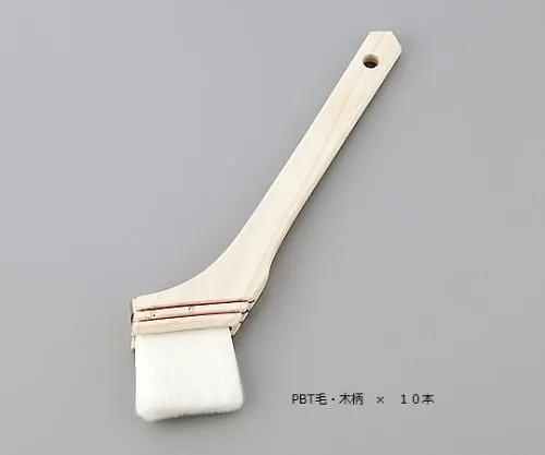 1-1644-51　［已停用］笔刷PBT头发，木柄30 mm 1盒 (10个)　828A