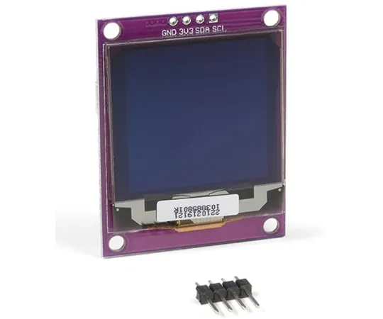 67-0424-98　Zio Qwiic OLED Display (1.5inch, 128x128)　LCD-15890
