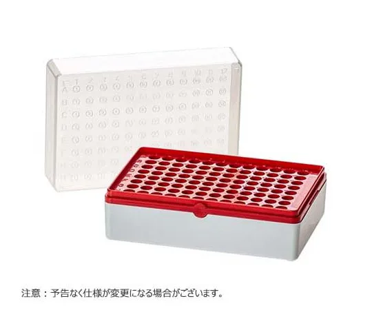 65-3847-71　BIOTUBE (TM) Tube Storage Box Red, 10 pcs　T100-50R