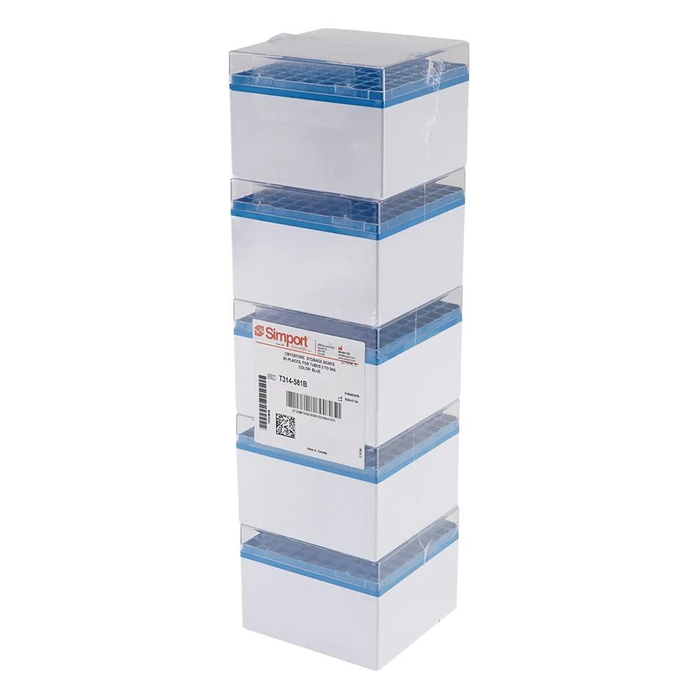 3-8639-01　Cryostorage Box CryostoreTM Blue 5件　T314-581B