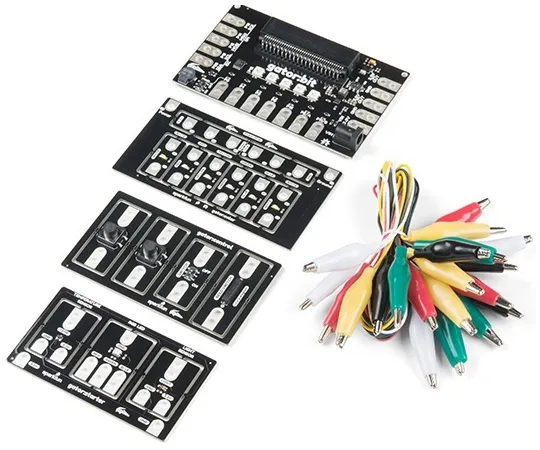 67-0424-32　［Discontinued］SparkFun gator:circuit Kit for micro:bit　KIT-15595