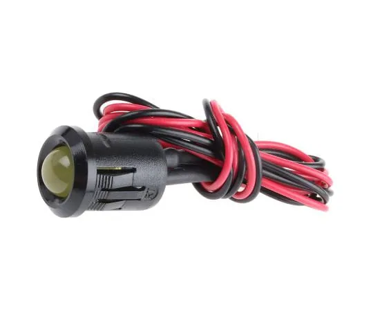 63-4586-69　RS PRO黄色指示器，24 V直流，12 mm安装孔尺寸，导线终止　209-153