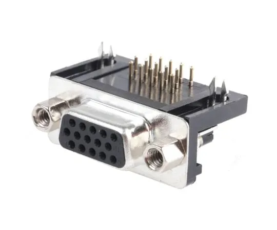 63-4632-42　RS PRO 15直角通孔D-sub连接器插座，2.29毫米间距　481-443