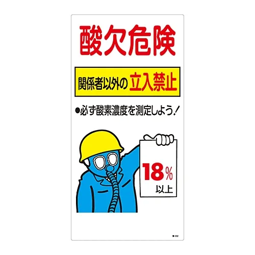 61-3382-52 "警告!缺氧,官员不准进入"#202 31202