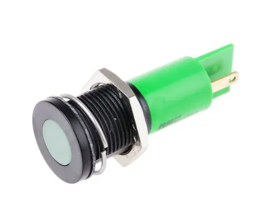 63-4585-80　RS PRO绿色指示器，230 V交流电，16 mm安装孔尺寸，焊点终止，IP67　206-277