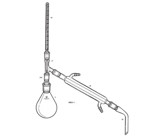 63-6523-41　蒸馏器200mL　AB22-1-1